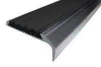 Угол ( 40 х 20 мм ) 0,9 м АЛЮМ С РЕЗИНОВОЙ ВСТАВКОЙ (Черная)