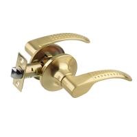 Защелка ЗВ6-05 "ТРОДОС" матовое золото комплект ручек