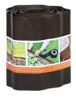 Лента бордюрная Волна Фулерен, коричневая, 0,15х9 м