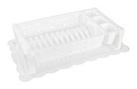 Сушилка д/посуды "Кружево" белый (6) М6283 А