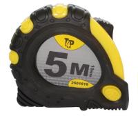 2501619 Рулетка 5м х19 мм (обрезин.корпус,3 фиксатора, магнит)