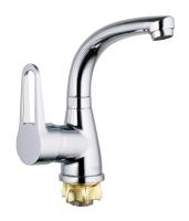 SOP1-A045 Смеситель для умывальника ZEGOR  шар. карт.35 гайка поворотный излив