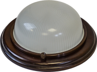 Termo 60 00 16 Светильник малый для бани/сауны круглый,IP54 100Вт 1хЕ27,венге, раб.t до +130С