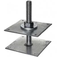 Анкер регулируемый по высоте М24 "Компенсатор" 150*150*250*4,0 мм