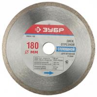 36654-230_z01 Круг отрезной алмазный сплошной ЗУБР, 22,2х230мм