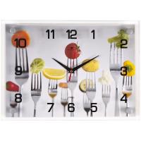 2535-074 Часы настенные "Вилки с овощами" "21 Век"