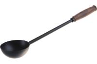 Ковш из стали 0,2 л, длина 45 см, черный "Банные штучки"/ 4