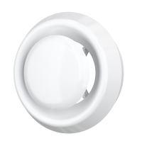 12,5DVLR  Анемостат приточно-вытяжной регул.с фланцем и стопор.кольцом   D125 