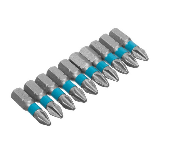 33-7-570 Биты профессиональные, сталь S2, 1/4" С PH2х25 (10 шт/уп)